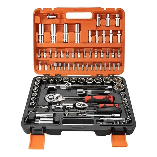 Set De Dados Y Llaves Juego Dados Chicharra Set Llaves 94pcs Negro