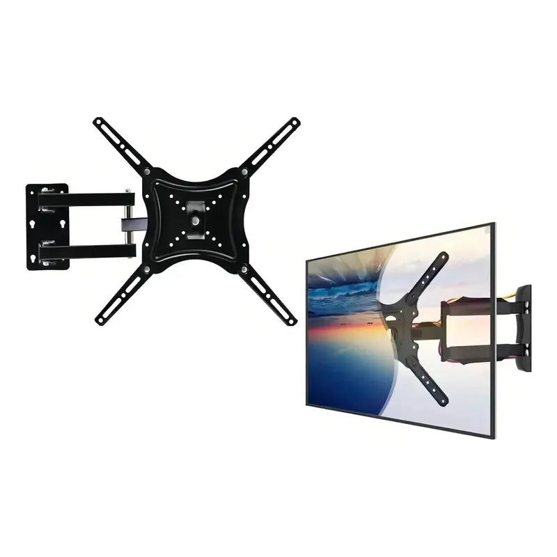 Soporte Tv Brazo Home Desing - 117b-2 14 A 55 Pulgadas Peso Max 50kg Color Negro
