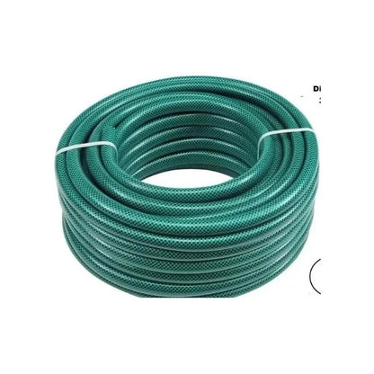 Manguera Jardín 3/4 Pulgada 100m Verde Oscuro Reforzada Polipropileno