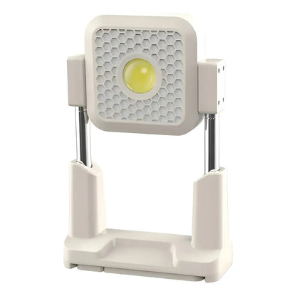Reflector Luz Solar Multifuncional Usb Para Trabajo Beige Blanco Frío