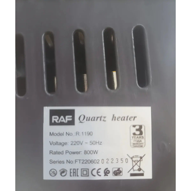 Calefactor Halógeno Parubcl Qh-800 800w Blanco Portátil Bajo Consumo