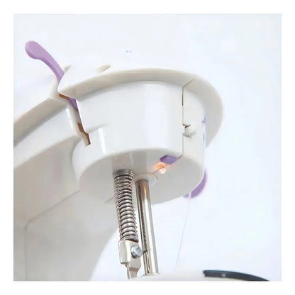 Mini Máquina De Coser Electrica Genérica Portable Color Blanco