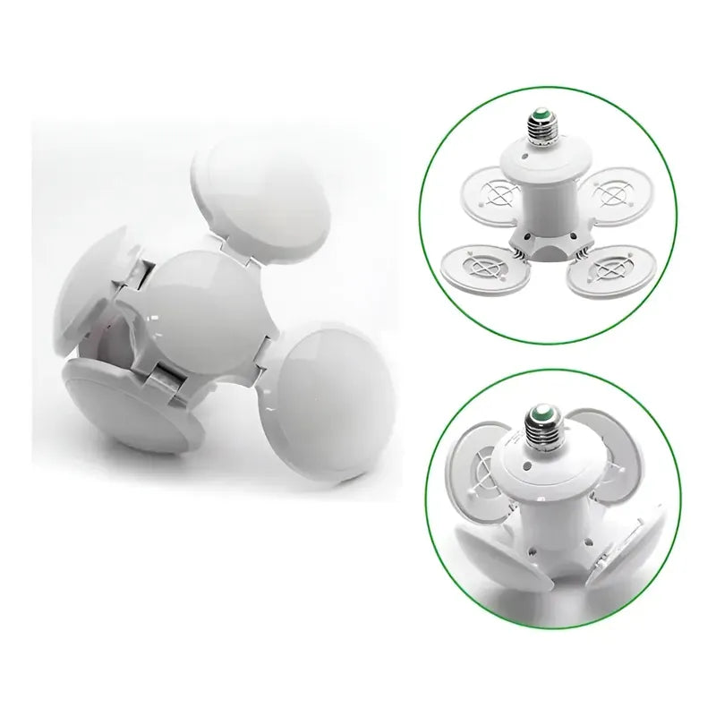 Ampolleta Forma De Pelota Ufo 28w Angulo Ajustable Luz Blanco Frío