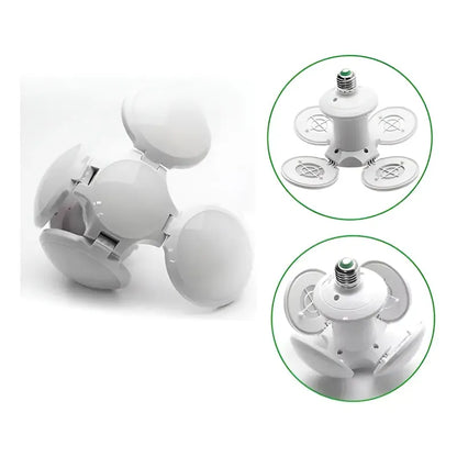 Ampolleta Forma De Pelota Ufo 28w Angulo Ajustable Luz Blanco Frío