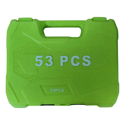 Caja De Herramientas Va! Set 53 Piezas Acero Carbono Verde Lima