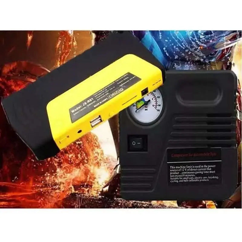 Partidor De Auto Batería Powerbank + Compresor 12v / 209009