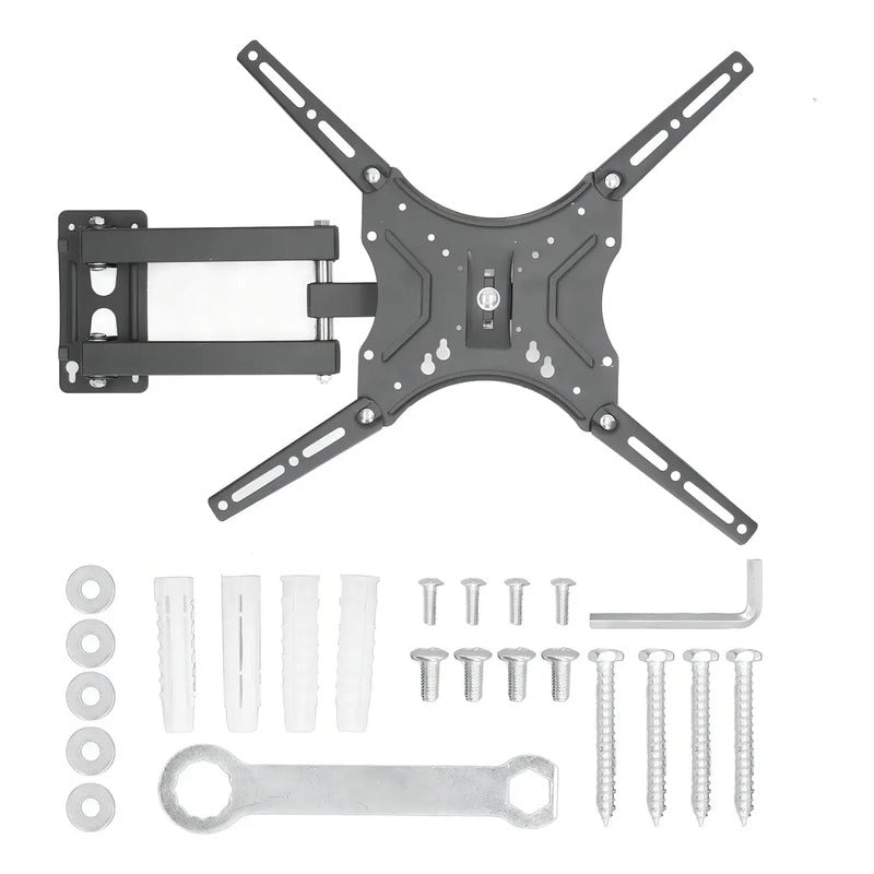 Soporte Pared Para Tv De 14 A 55 Pulgadas Con Brazo Movil Negro
