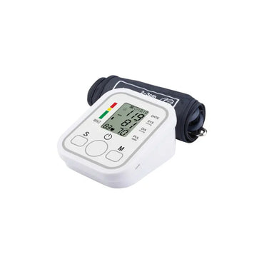 Tensiómetro Digital De Brazo Medidor Presion Arterial Pulso Color Blanco
