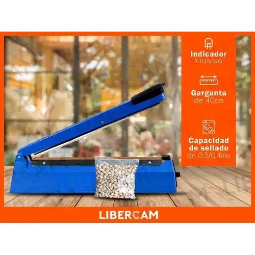 Selladora De Bolsa Spica Selladora Rsel-40 Color Azul