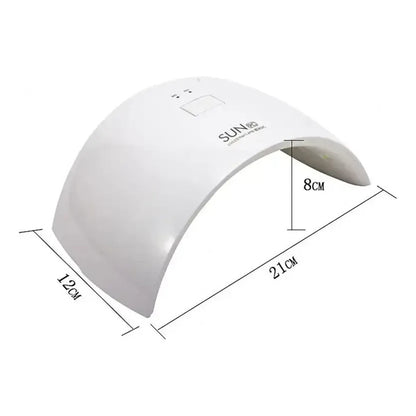 Secador Uñas Uv Led Lampara Manicure Profesional Blanco