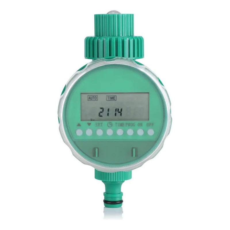 Temporizador Automático De Riego Digital Ejoyous Con Pantalla Y Batería Verde