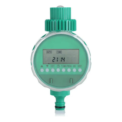 Temporizador Automático De Riego Digital Ejoyous Con Pantalla Y Batería Verde