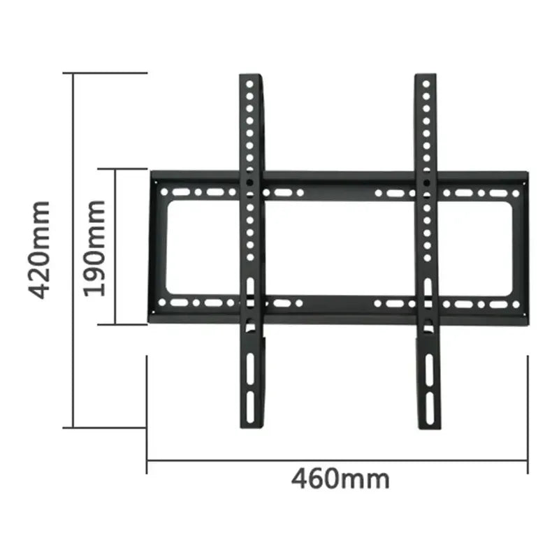 Soporte Tv Pared Muro Lcd Led Fijo 26 A 63 Pulgadas 50kg Color Negro