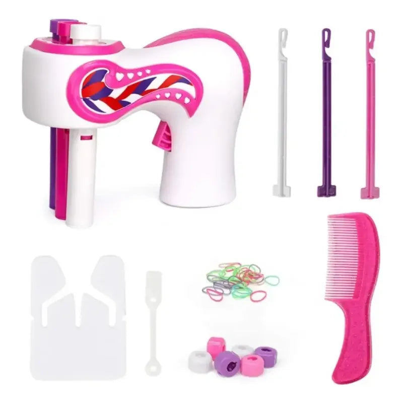 Máquina Trenzadora Automática Eléctrica Pikolin Toys Modelo 892-1 Para Cabello