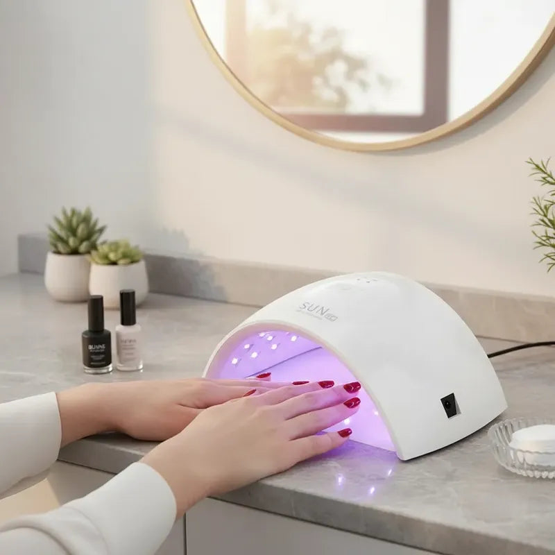 Secador Uñas Uv Led Lampara Manicure Profesional Blanco