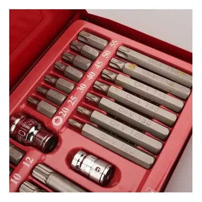 Set Kit Juego Puntas Corto Largo Torx Allen Imbus 40 Piezas