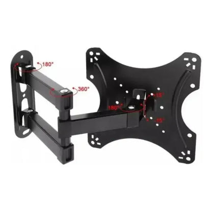 Soporte Tv Brazo Home Desing - 117b-2 14 A 55 Pulgadas Peso Max 50kg Color Negro