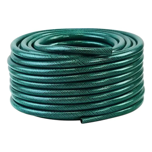Manguera Jardín 3/4 Pulgada 100m Verde Oscuro Reforzada Polipropileno