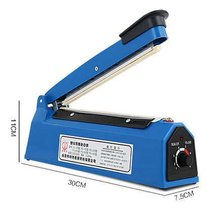 Selladora De Impulso Impulse Sealer Psf-300p 30cm Plástico Abs Azul Claro