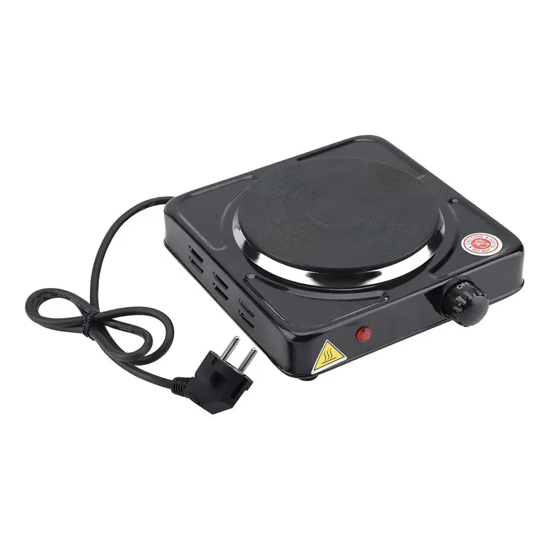 Anafe Cocina Eléctrica Simple Plato 1 Hornalla 1000w A/inoxi Color Negro