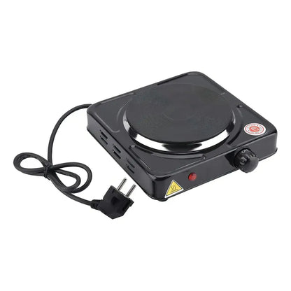 Anafe Cocina Eléctrica Simple Plato 1 Hornalla 1000w A/inoxi Color Negro