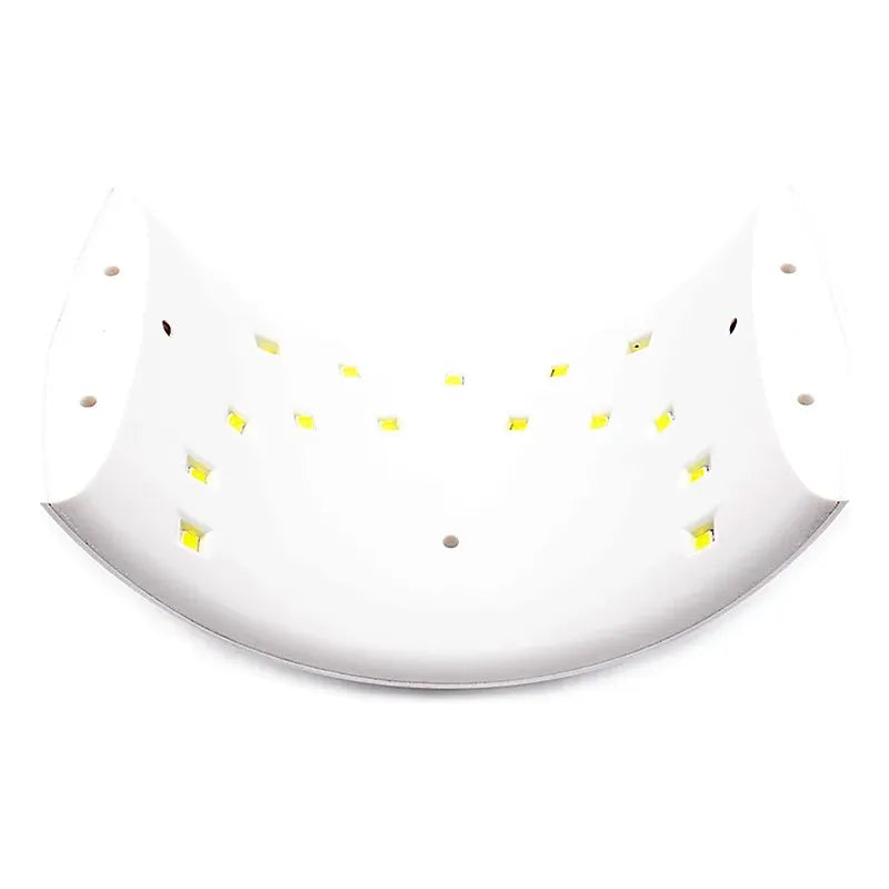 Secador Uñas Uv Led Lampara Manicure Profesional Blanco