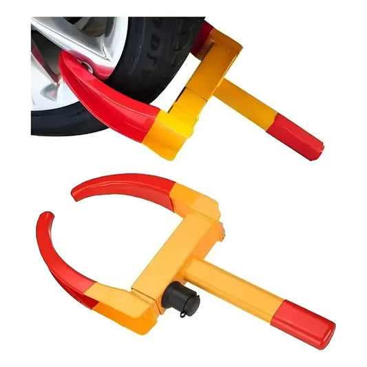 Pack Traba Rueda Auto Tranca Volante Antirrobo