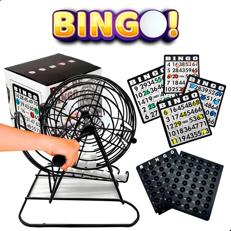 Bingo Completo Incluye Tombola Fichas Pelotas Juego /2020