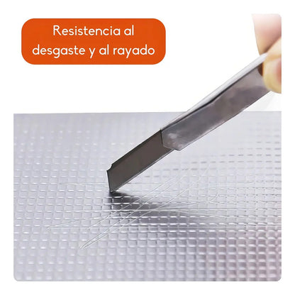 Adhesivo Cinta Tapagotera Techo Sellador Impermeabl 5cm X 5m Plateado