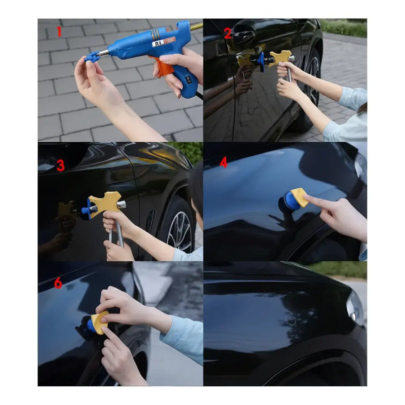 Kit Sacabollos Con Ventosas 18 Piezas Reparación Auto