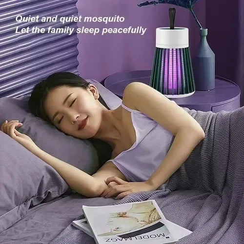Mata Mosquitos Insectos Lampara Uv Electrocutador Zancudos Color Unico