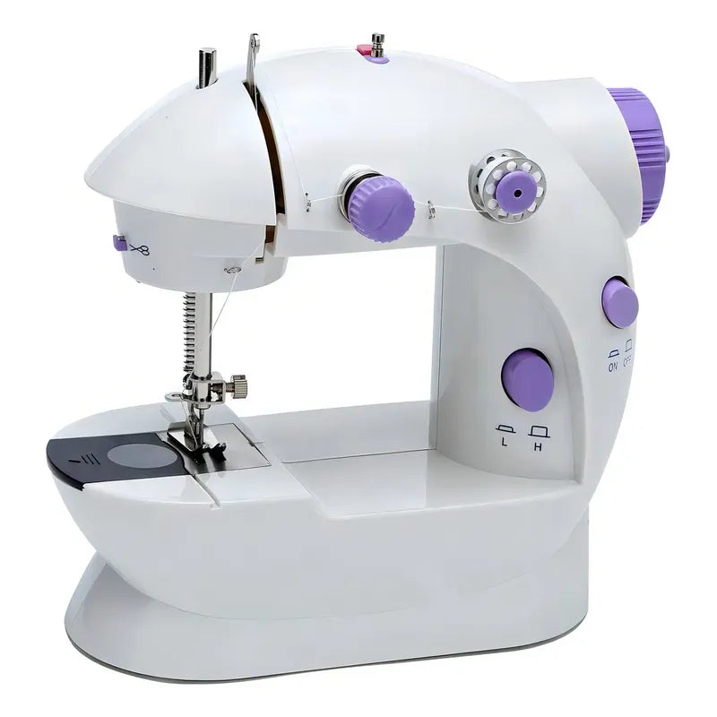 Mini Máquina De Coser Electrica Genérica Portable Color Blanco