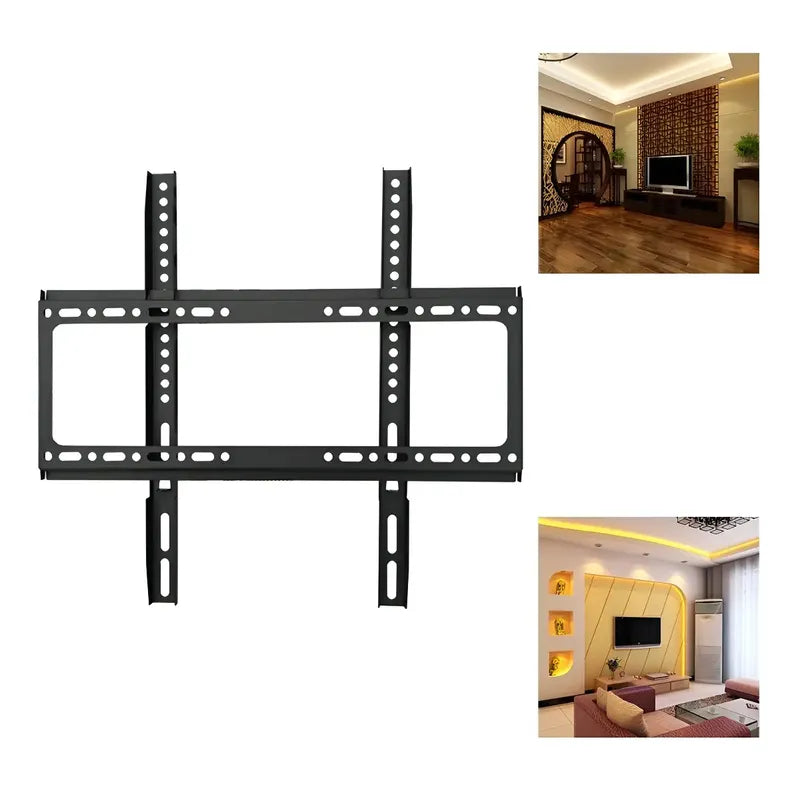 Soporte Tv Pared Muro Lcd Led Fijo 26 A 63 Pulgadas 50kg Color Negro