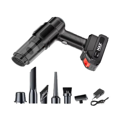 Aspiradora Inalámbrica Portátil Auto Alta Potencia 13000mah Negro