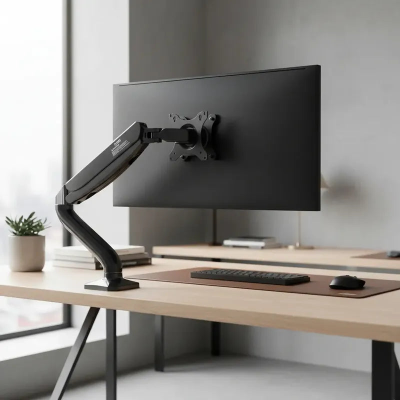 Soporte Articulado Kaloc Ds90 Para Monitor Mesa 17-32 Pulgadas Negro