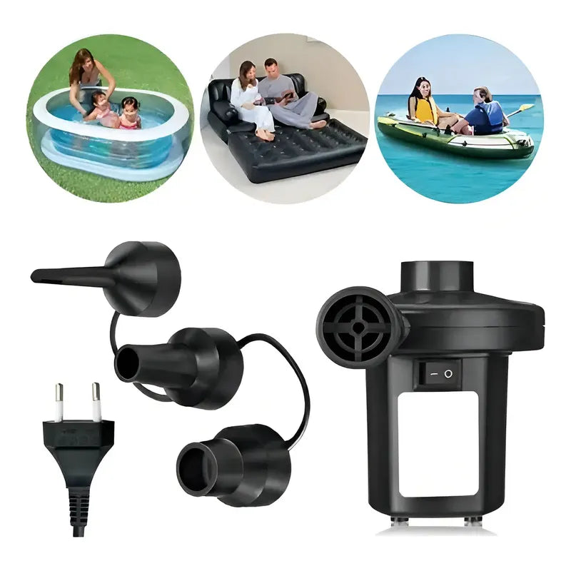 Inflador Eléctrico Para Piscina Inflable, Flotador Pelotas