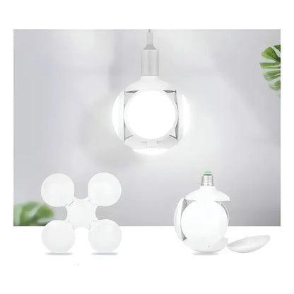 Ampolleta Forma De Pelota Ufo 28w Angulo Ajustable Luz Blanco Frío