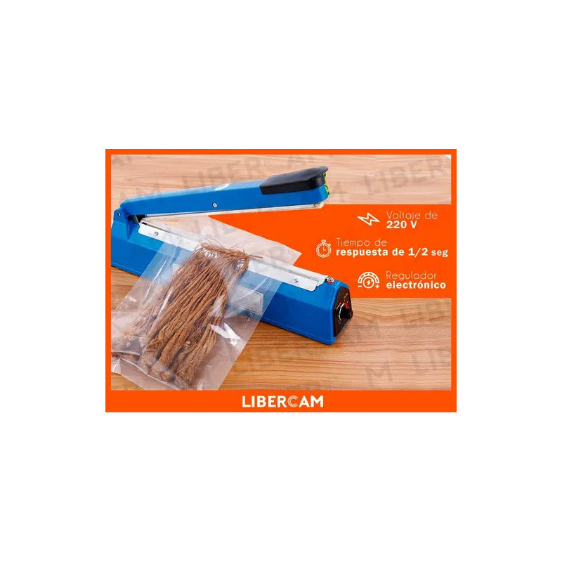 Selladora De Bolsa Spica Selladora Rsel-40 Color Azul