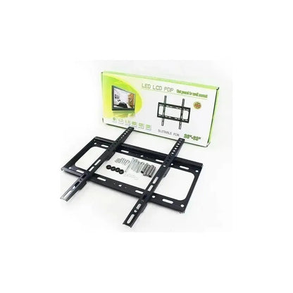 Soporte Tv Pared Muro Lcd Led Fijo 26 A 63 Pulgadas 50kg Color Negro