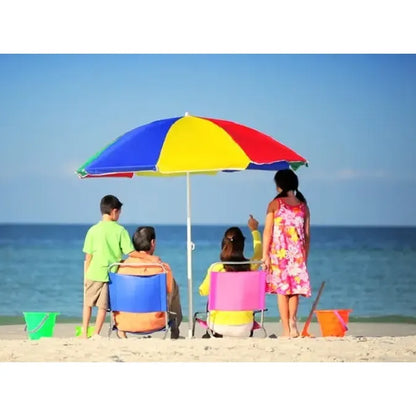 Sombrilla Quitasol Paragua 180cm Sombrilla Playa Uv Sol Quitasol Playa Sombrilla Plegable Sombrillas Quitasoles Qatarshop Parasol Multicolor Colorido