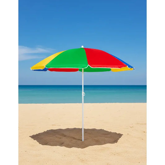 Sombrilla Quitasol Paragua 180cm Sombrilla Playa Uv Sol Quitasol Playa Sombrilla Plegable Sombrillas Quitasoles Qatarshop Parasol Multicolor Colorido