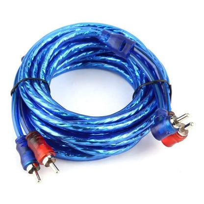 Kit Cables Para Amplificador Betensh 1500 Watts Subwoofer Rca Rojo/azul