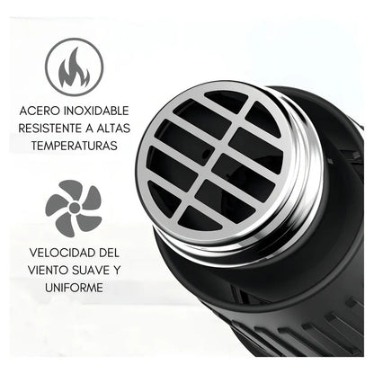 Pistola De Calor Aire Caliente 2000w 300-520 °c Magicstore Azul