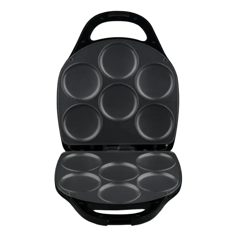 Máquina De Muffins Mini Panqueques Arepas Huevos Pasteles Color Negro