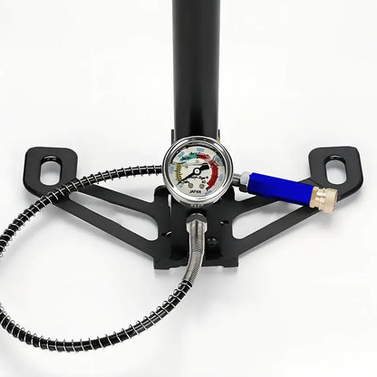 Bombín Pcp De 4 Etapas Con Manómetro Para 4500 Psi, De Mundodeporteshauki Negro