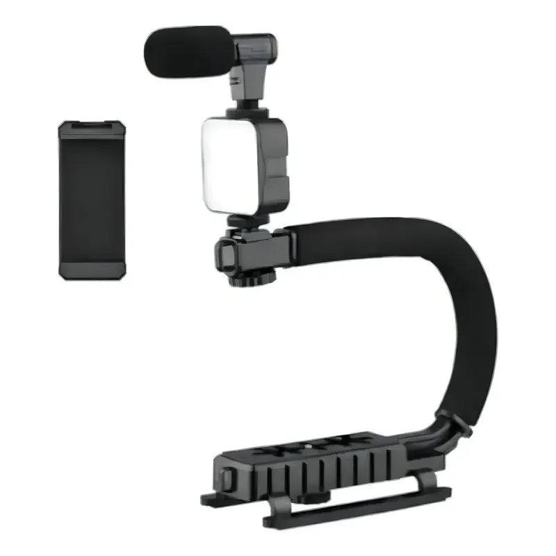 Estabilizador De Cámara De Video Soporte De Teléfono Ay-49u Color Negro