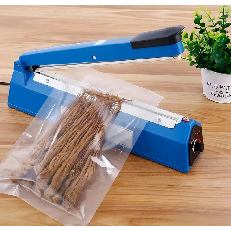 Selladora De Bolsa Impulse Sealer Pfs-20cm Color Azul