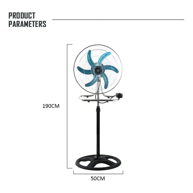 Ventilador Industrial Metalico 18 Alta Potencia 2 En 1