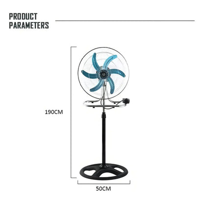 Ventilador Industrial Metalico 18 Alta Potencia 2 En 1