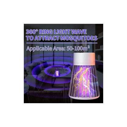 Mata Mosquitos Insectos Lampara Uv Electrocutador Zancudos Color Unico